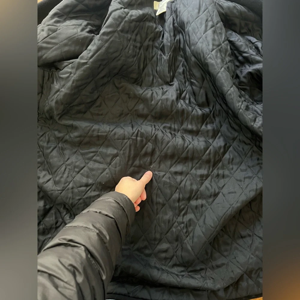 J CREW Quilted Wool‎ University Jacket Thinsulate Academia Classic Minimalist L